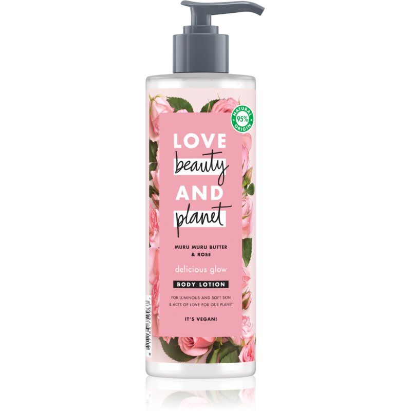 Love Beauty & Planet Delicious Glow Lait Corporel Hydratant 400 Ml 