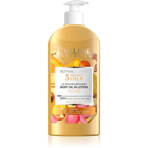Eveline Cosmetics Botanic Expert Lait Corporel Nourrissant Pour Peaux Sèches 350 Ml 