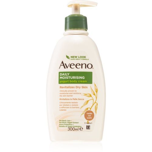 Aveeno Daily Moisturising Yoghurt Body Cream Lait Corporel Nourrissant Vanilla & Yoghurt 300 Ml 