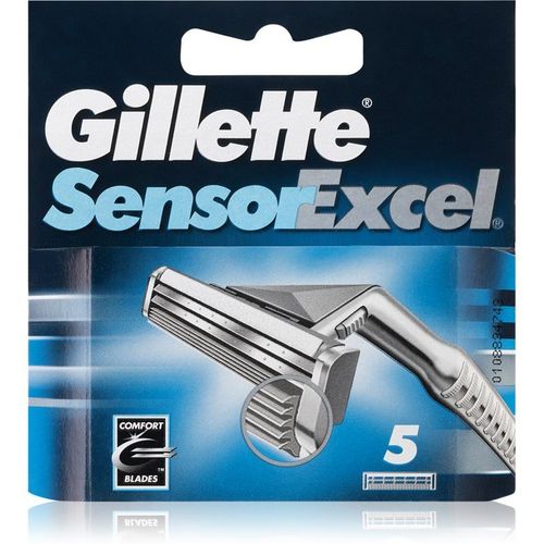Gillette Sensor Excel Lames De Rechange Pour Homme 5 Pcs 