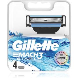 Gillette Mach3 Start Lames De Rechange 4 Pcs 