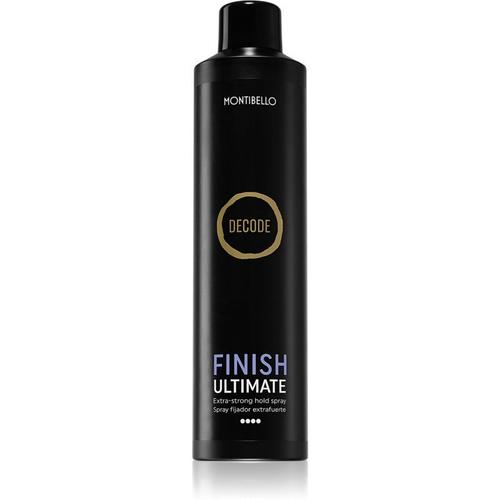 Montibello Decode Finish Ultimate Spray Laque Cheveux Fixation Extra Forte Anti-Humidité 400 Ml 