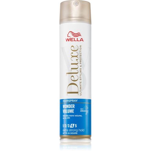 Wella Deluxe Wonder Volume Laque Cheveux Extra Fort Pour Donner Du Volume 250 Ml 