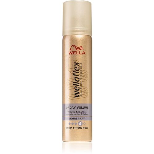 Wella Wellaflex 2nd Day Volume Laque Cheveux Extra Fort Pour Donner Du Volume 75 Ml 