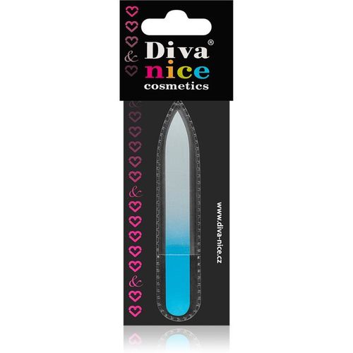 Diva & Nice Cosmetics Accessories Lime À Ongles En Verre Petit Format Blue 
