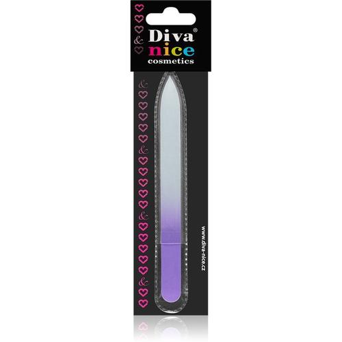 Diva & Nice Cosmetics Accessories Lime À Ongles En Verre Grand Format Violet 