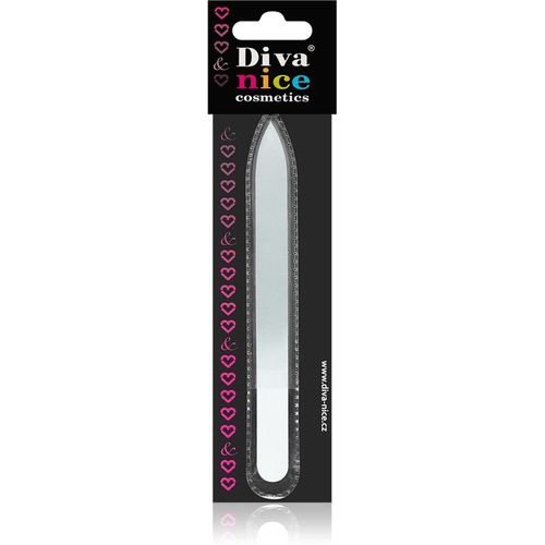 Diva & Nice Cosmetics Accessories Lime À Ongles En Verre Grand Format White 