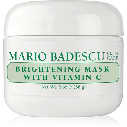 Mario Badescu Brightening Mask With Vitamin C Masque Éclaircissant Pour Les Peaux Ternes Et Non Unifiées 56 G 