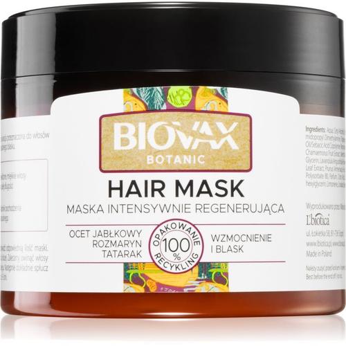 L?Biotica Biovax Botanic Masque Cheveux Régénérant 250 Ml 