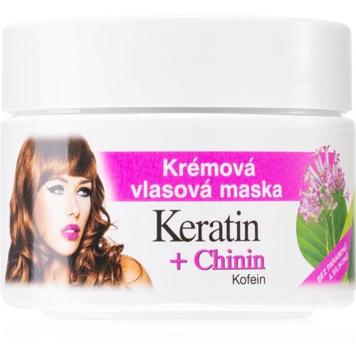 Bione Cosmetics Keratin + Chinin Masque Crème Pour Cheveux 260 Ml 