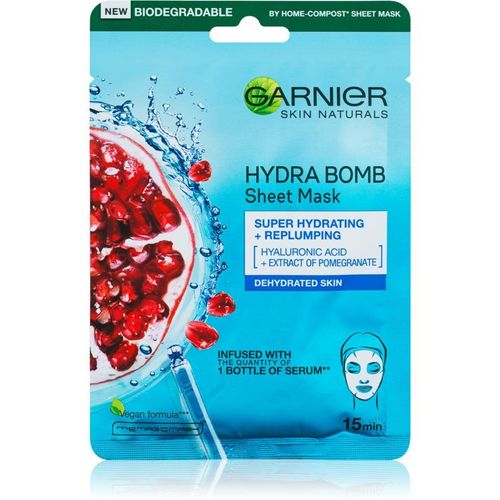 Garnier Skin Naturals Moisture+Aqua Bomb Masque En Tissu Ultra Hydratant Et Comblant Visage 1 Pcs 