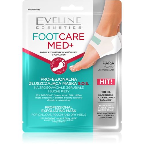 Eveline Cosmetics Foot Care Med Masque Exfoliant Talons 2 Pcs 