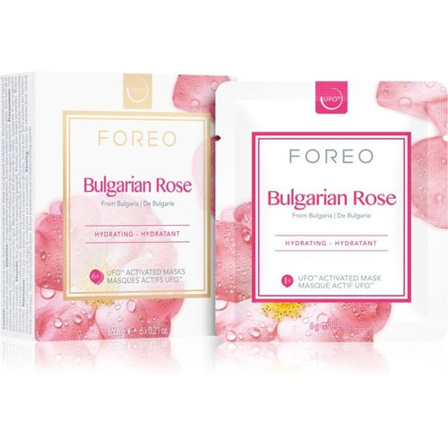 Foreo Bulgarian Rose Ufo Moisture-Boosting Face Mask 6 X 6g 