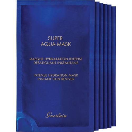 Guerlain Super Aqua Intense Hydration Mask Masque Hydratant En Tissu 6 Pcs 