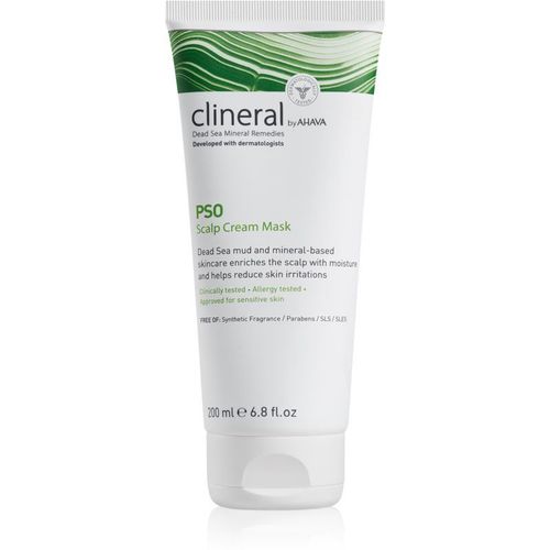 Ahava Clineral Pso Masque Hydratant Intense Pour Cuir Chevelu Irrité 200 Ml 