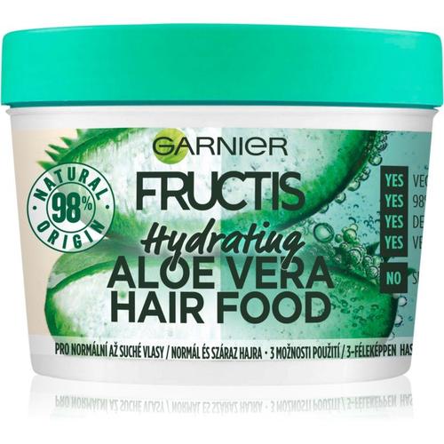 Garnier Fructis Aloe Vera Hair Food Masque Hydratant Pour Cheveux Normaux À Secs 390 Ml 