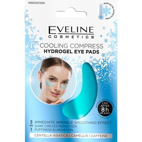 Eveline Cosmetics Hydra Expert Masque Hydrogel Contour Des Yeux Effet Rafraîchissant 2 Pcs 