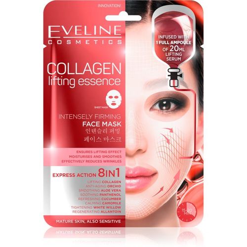 Eveline Cosmetics Sheet Mask Collagen Masque Liftant Et Fortifiant Au Collagène 1 Pcs 