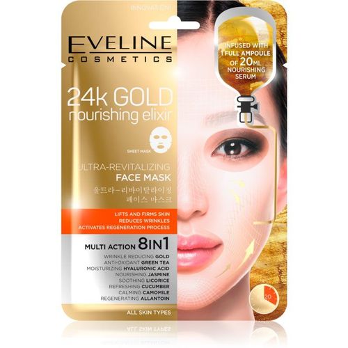 Eveline Cosmetics 24k Gold Nourishing Elixir Masque Liftant 1 Pcs 