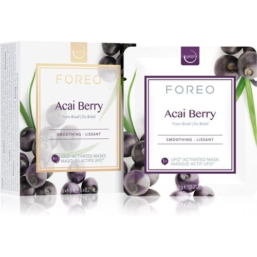 Foreo Acai Berry Ufo-Ufo Mini Firming Face Mask For Ageing Skin 6 X 6g 