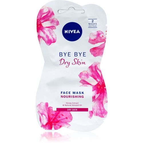 Nivea Bye Bye Dry Skin Masque Nourrissant Au Miel 2x7.5 Ml 