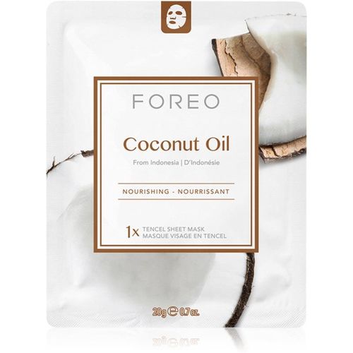 Foreo Farm To Face Sheet Mask Coconut Oil Masque Nourrissant En Tissu 3x20 Ml 