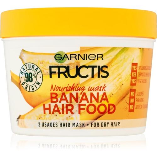 Garnier Fructis Banana Hair Food Masque Nourrissant Pour Cheveux Secs 390 Ml 