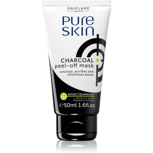 Oriflame Pure Skin Masque Peel-Off Visage Au Charbon Actif 50 Ml 