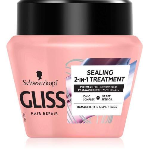 Schwarzkopf Gliss Split Ends Miracle Masque Régénérant Pour Cheveux Abîmés 300 Ml 