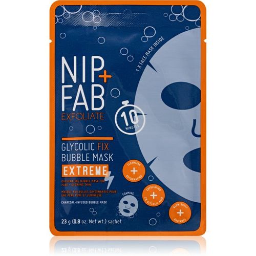 Nip+Fab Exfoliate Glycolic Extreme Bubble Mask 23g 