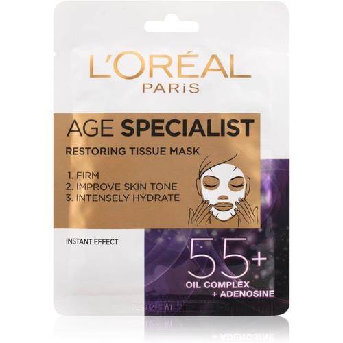 L?Oréal Paris Age Specialist 55+ Masque Tissu Lifting Intense Et Éclat 