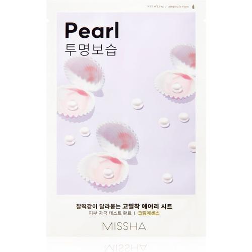 Missha Airy Fit Pearl Masque Tissu Illuminateur Et Hydratant 19 G 