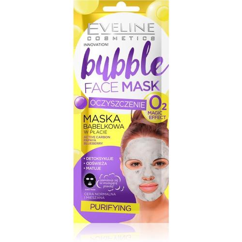 Eveline Cosmetics Bubble Mask Masque Tissu Purifiant 