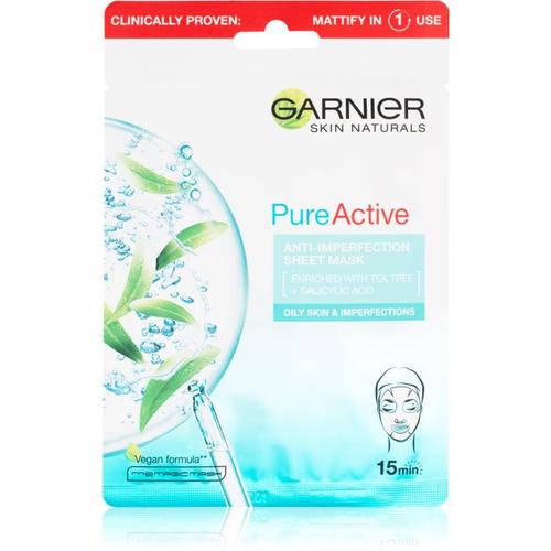 Garnier Skin Naturals Pure Active Masque Tissu Purifiant 28 G 