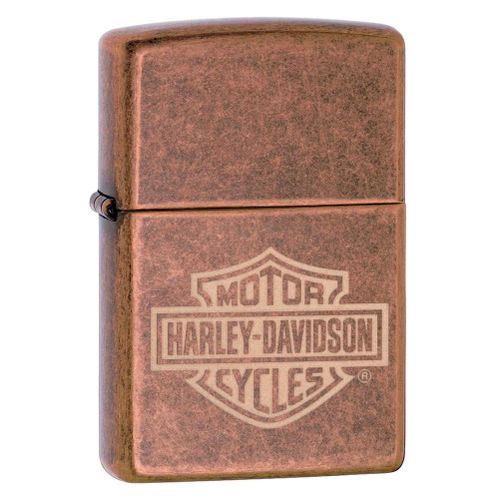 Briquet Zippo Harley Davidson Cuivre Antique
