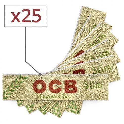 Papier À Rouler Ocb Slim Chanvre Bio X 25