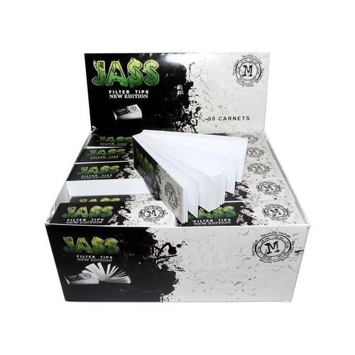 Carnet De 50 Filtres À Cigarettes En Carton Jass 20mm Par 50