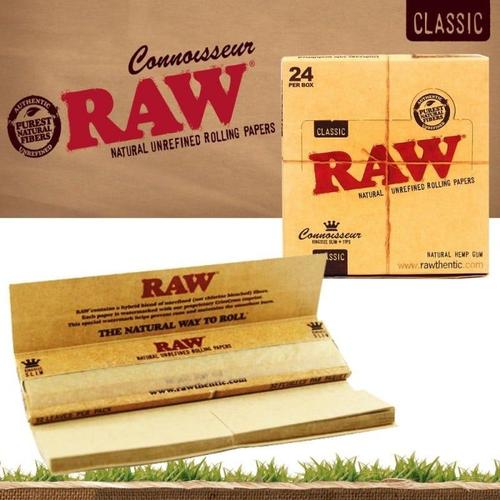 Feuilles Slim Raw Avec Filtres Cartons Par 24