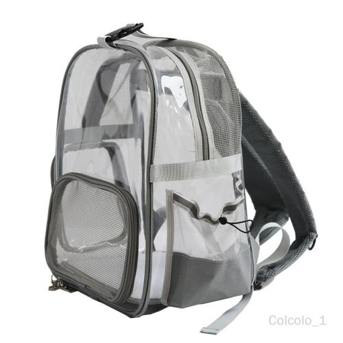 Colcolo Sac De Transport Sécurisé Sac À Dos Pour Animaux Domestiques Plus Grand Gris