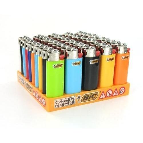 Briquets Bic Mini Couleurs X 50
