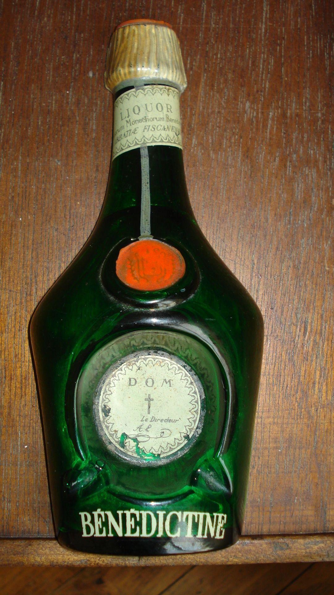 Ancien Cendrier Publicitaire Liqueur Bénédictine Cachet Or Made in France