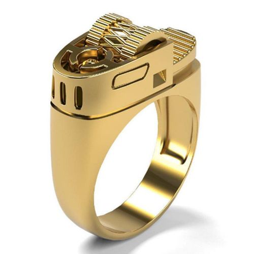 Bagues Briquet Punk Hip Hop Pour Hommes, Mode Créative, Bijoux De Fête, Cadeau, Nouveau