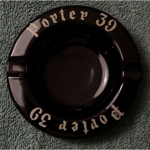 Cendrier Porcelaine Noire Porter 39