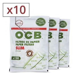 Lot De 10 Sachets Filtres Slim Ocb Papier