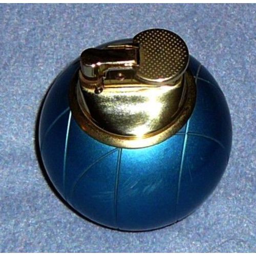 Briquet De Table Ballon Acier Bleu