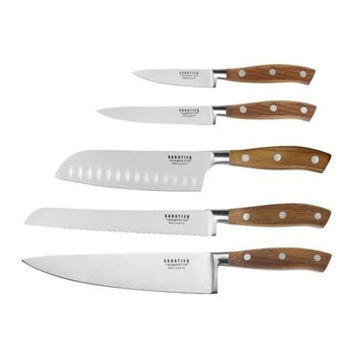 Sabatier Trompette - Ryokan - Set De 5 Couteaux De Cuisine - Gris