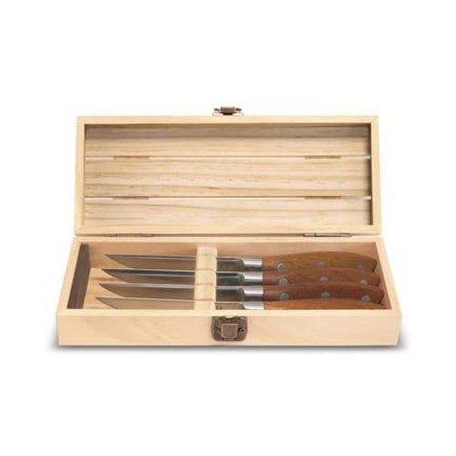 Couzon - Ryokan - Coffre Bois Palette 4 Couteaux Steak - Noir