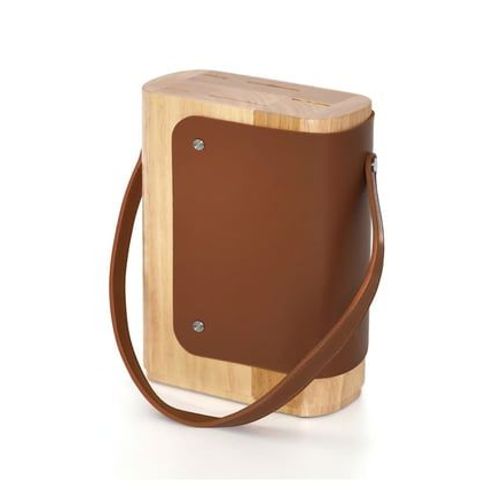 Sabatier Trompette - Yao - Bloc En Bois D'hévéa - Marron