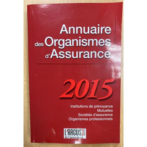 Annuaire Des Organismes D'assurance 2015