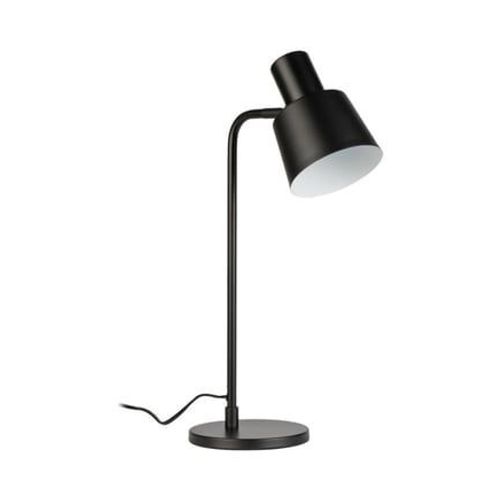 Xanlite - Mathias - Lampe À Poser Barry En Métal Noir, Compatible Culot E14, 15w - Lapbarryn - Noir